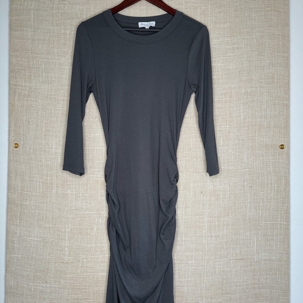 Michael Stars Long and Sexy Blue Grey dress